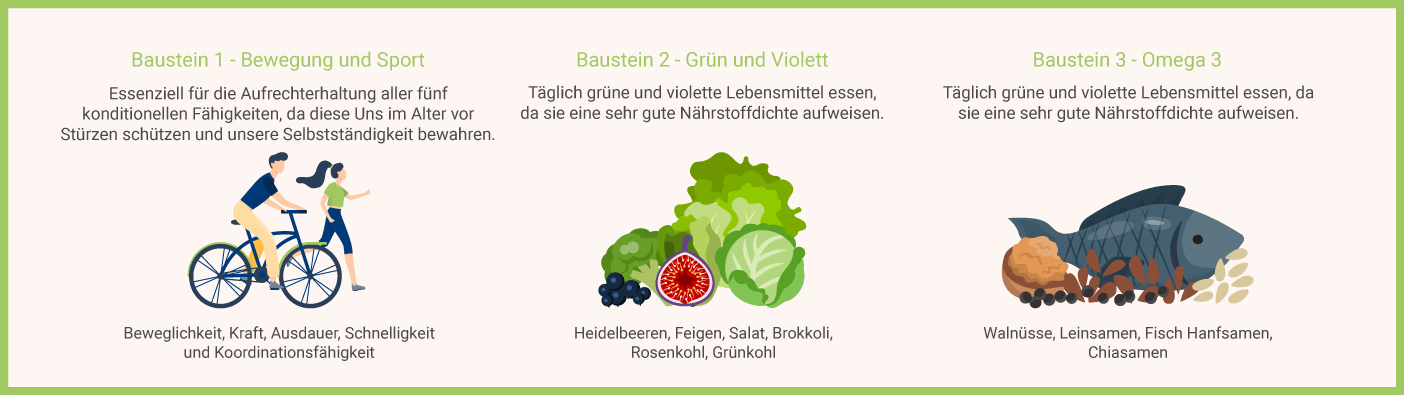 Bausteine der Longevity Ernährung