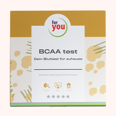 for you eHealth Selbsttests: BCAA test
